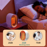 Desktop Electric Heater, Mini Portable Fan Heater, 220V PTC Ceramic Heating Warm Air Blower, Home Office Warmer Machine