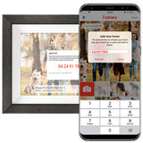 Wooden Frame Smart Touch, HD Wireless Digital Photo Frame