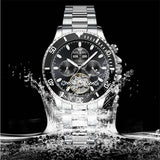 Automatic Green Water Ghost, Hollow Mechanical Luminous Watch