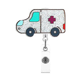 Acrylic Love, Apron's Buckle Clip Brooch for Hanging IDs