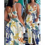 Printing Gallus Siamese Suit for Women