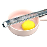 Wooden Handle Stainless Steel Cheese and Chocolate Grater
