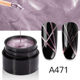 Nail Art, Metal Brushed Nail Glue
