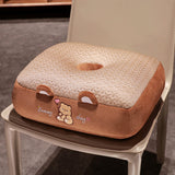 Cartoon Printed Ice Silk Cushion, Lightweight Summer Pillow