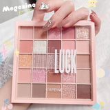 Lucky Cube 25-Color Eyeshadow Palette – Shimmer & Matte