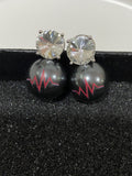 Lifeline Pearl Gemstone Earrings – Stylish Double Stud Fashion Jewelry