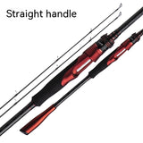 Carbon Straight Handle Pikestaff Light Lure Tossing, Adjustable Fishing Rod