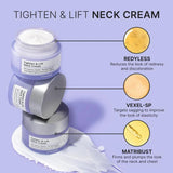 Neck Lines Protein Cream, Eliminate Double Chin, Moisturizing Reducing Fine Lines, Lifting and Brightening Rejuvenation Face Skin Care
