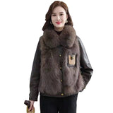 Artificial Fur Coat with Thick Warm Collar – Cold-proof Winter Fashion Outerwear