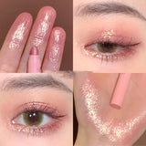 Pearlescent Brightening Skin Tone, Anti-sweat, No-smudge, Students Girls' Eye Shadow Stick