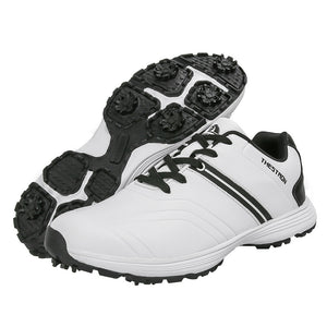 Men's Professional Waterproof Spikes, Plus Size Golf Shoes
