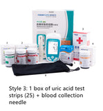 Blood Sugar or Glucose Detector, Uric Acid Meter, Total Cholesterol Analyzer