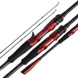 Carbon Straight Handle Pikestaff Light Lure Tossing, Adjustable Fishing Rod