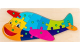 Children's Cartoon, Numbers, Animals Puzzle Set (Pack of 2)