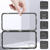 Single-sided Glass Magnetic Mobile Phone Case Protective Cover
