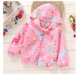 Girls' Lightweight Summer Jacket – Western Style Hoodie, Kids' Fashion Outerwear