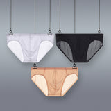 Men's Breathable Briefs Seamless Color Underwear