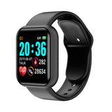 Compatible with iPhone, Y68 Color Screen, Heart Rate, Blood Pressure, Blood Oxygen, Smart Bracelet