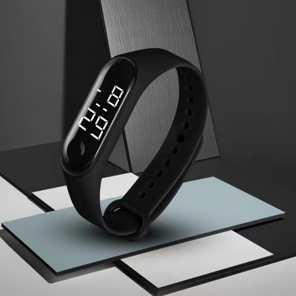 LED Sports Kids' Swimming Waterproof Touch, Electronic Watch