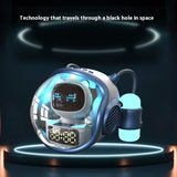 Intelligent AI Voice Dialogue Spaceship Bluetooth Speaker with Rhythm Ambience Light and Subwoofer