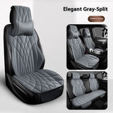 Universal Leather Car Seat Cover – Semi-surrounded Design for Vehicles