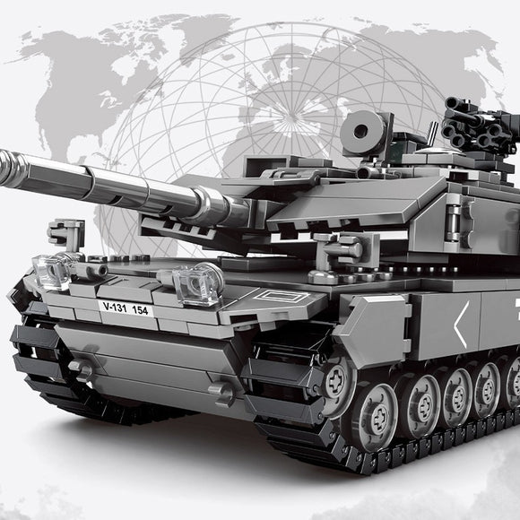 Tank Assembly Model, Assembled Building Block Toys Gift