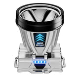 Power Bank Headlamp, Long Range LED Mining Light, Electric Display Fishing Light