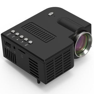 Mini Portable Media Player Projector, 1080P Home Family-led Children's Small Mobile Phone Projector