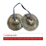 Percussion Instrument, Indian Tibetan Pure Copper Clip Bell, Handmade Finger Cymbals