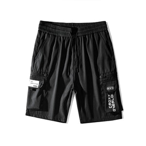 Workwear, Men's Loose Casual Street, Dark, Large Size Shorts
