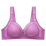 Large Size Thin Wireless Underwear Push-up Non-magnetic Bra