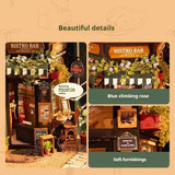 Handmade Cottage DIY Assembling Building Blocks Art House, Miniature Model Toy Gift