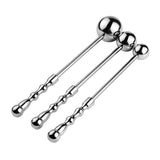 Stainless Steel Butt Plug, Hand Tapping Jewel