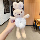 Cute Plush Circle Scalp Band Tie, Ponytail Hair Rope