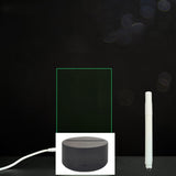 3D Acrylic Handwriting Message Board LED Light, Creative Note Lamp