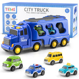 TEMI Diecast Carrier, Truck Toys Cars Engineering Vehicles
