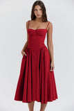 Summer Elegant Low-cut, Slim Backless Sling Dress for Women, Clothing Party Evening, Suspender Dress