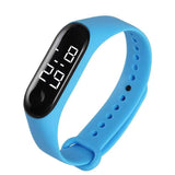 LED Sports Kids' Swimming Waterproof Touch, Electronic Watch