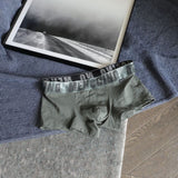 Cotton Low Waist, Tight U Convex Boxer Briefs for Men