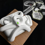 Creative Horrible Snake Wireless Earphone Case, Headset Protective Silicone Box, Early Halloween Headphone Cover