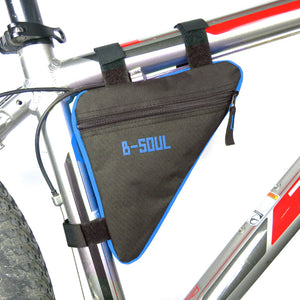 Saddle Bag Riding Bicycle Mountain Bike Bag, Triangle Tool Kit, Upper Tube Beam Bag Bicycle Equipment Accessories