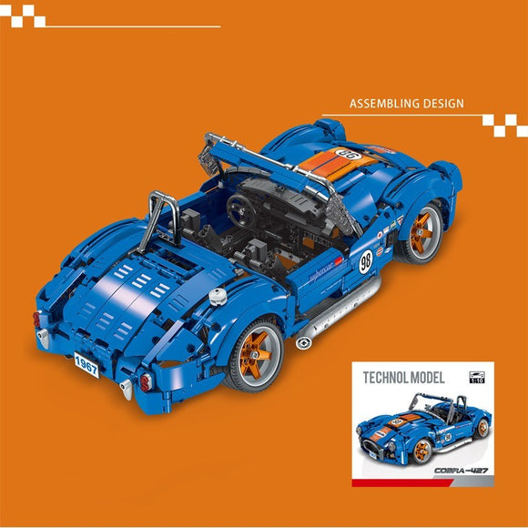 Children's Assembling Building Blocks Sports Car Toy