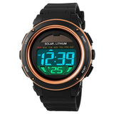 Students' Fashion, Waterproof Solar Watch