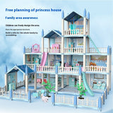 Girls' Playing House, DIY Assembled Princess House, Villa Toys