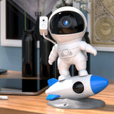 Rocket Astronaut Starry Sky Galaxy Projector Lamp for Desktop