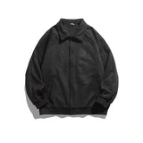 Men's Autumn Winter Suede Bomber Coat, Autumn Top Jacket