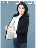 Women's Autumn and Winter Lamb Wool, Stand Up Collar Cardigan Sweatshirt