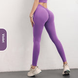 Fashion V-shaped Yoga Pants, INS High Waist Trousers, Hip Lifting Sports Fitness Women's Clothing