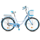 Women’s Lightweight Commuter Bicycle – Adult City Riding Bike