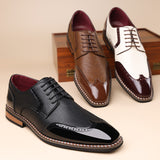 Men’s Premium Pointed Toe Leather Shoes – Breathable & Comfortable Formal Style